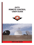 GVTV remote control User Manual