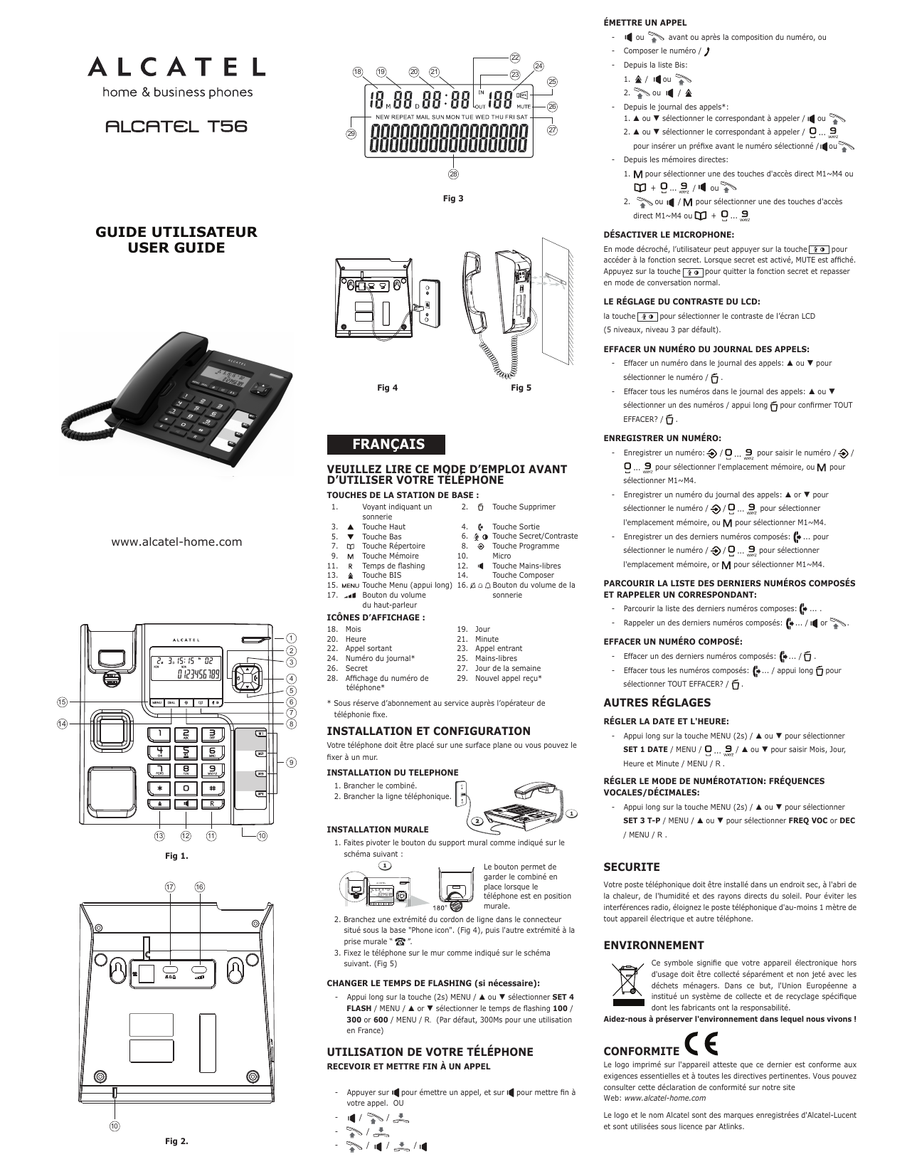 Alcatel T56 User manual Manualzz