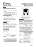 Simplex IDNet 4090-9002 Installation Instructions