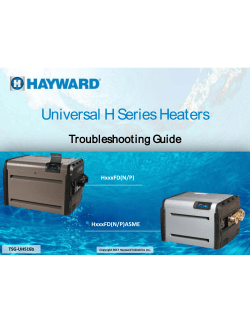 Hayward H150FDP - Installation guide, Manual, User manual | manualzz.com