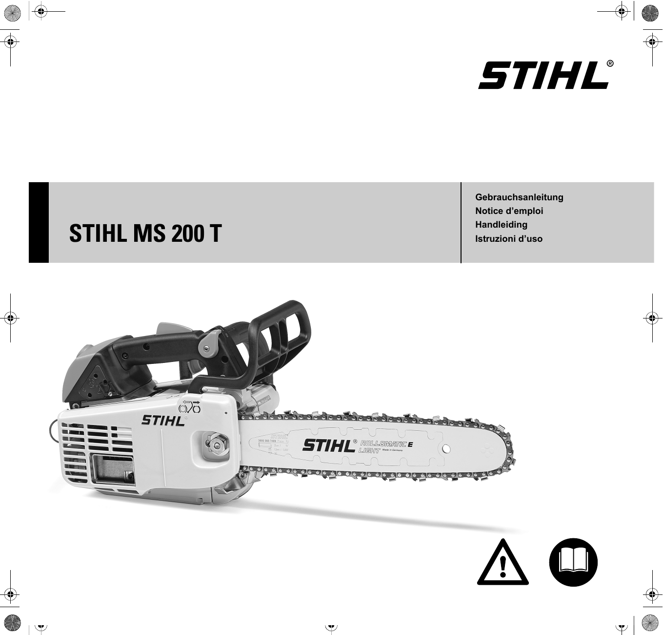 STIHL MS200T Manuale del proprietario