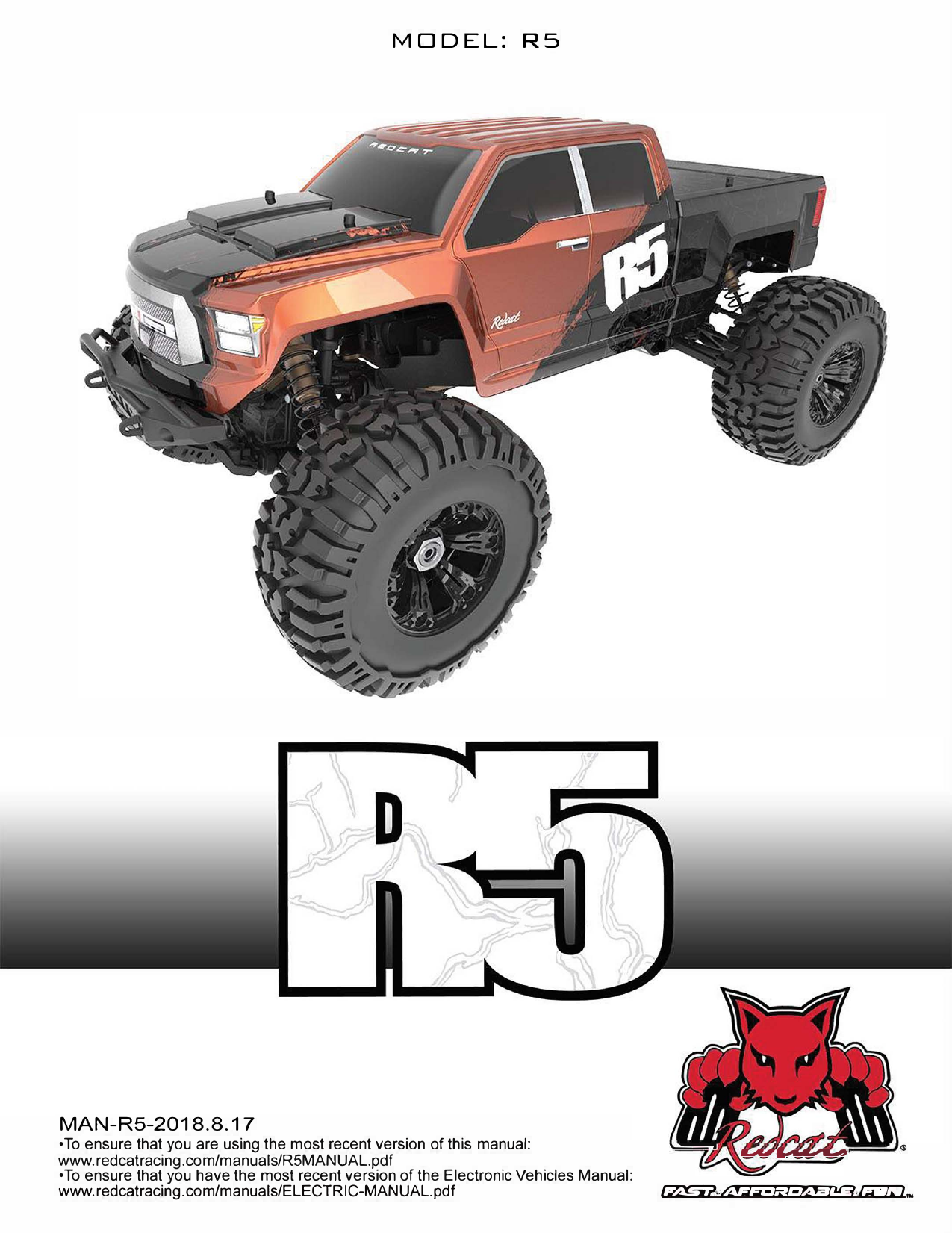 Redcat RAMPAGE R5 Owner Manual | Manualzz