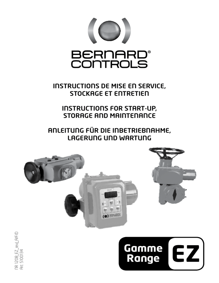 Bernard Controls EZ Range User manual | Manualzz