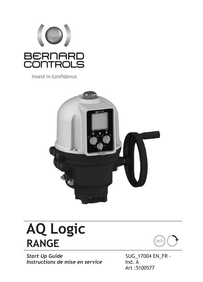 Bernard Controls AQ Range LOGIC Installation & Operation Manual Manualzz