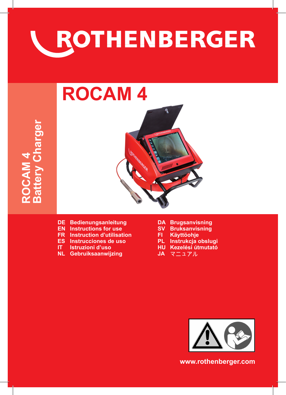 Rothenberger Inspektionskamera ROCAM 4 Instruction manual | Manualzz