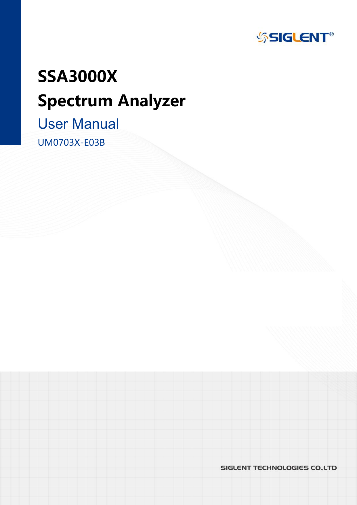 Siglent SSA3000X Series Spectrum Analyzer User Manual Manualzz