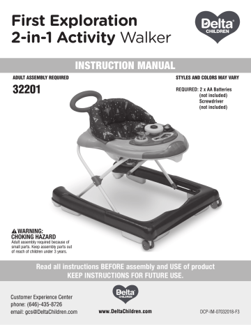 Safety first cheap walker manual