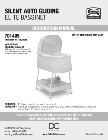 simmons auto glide bassinet
