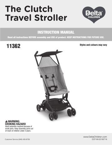delta clutch stroller