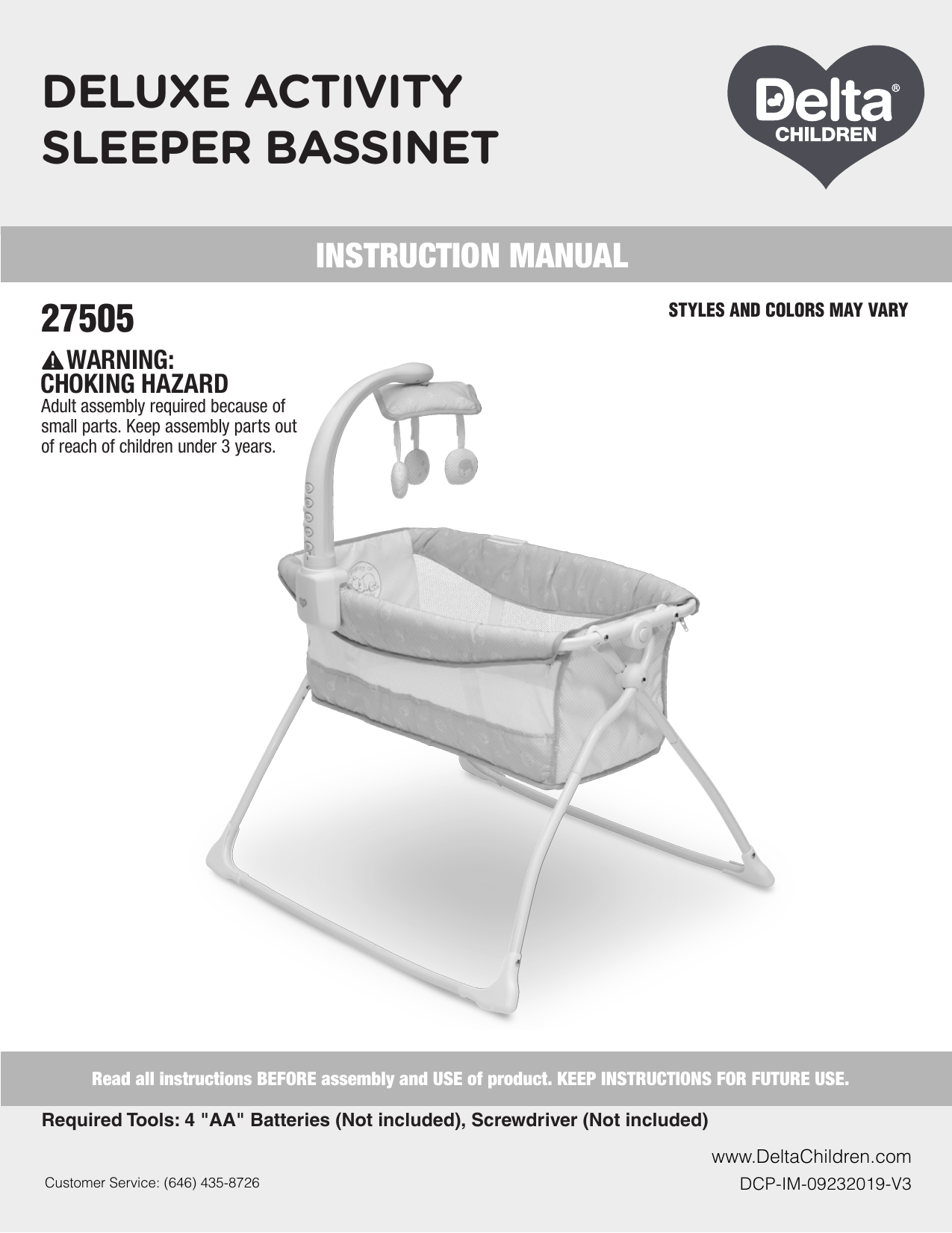 Delta Children Deluxe Activity Sleeper Assembly Instructions