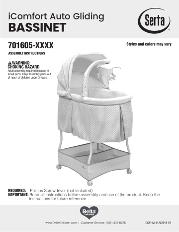 self gliding bassinet