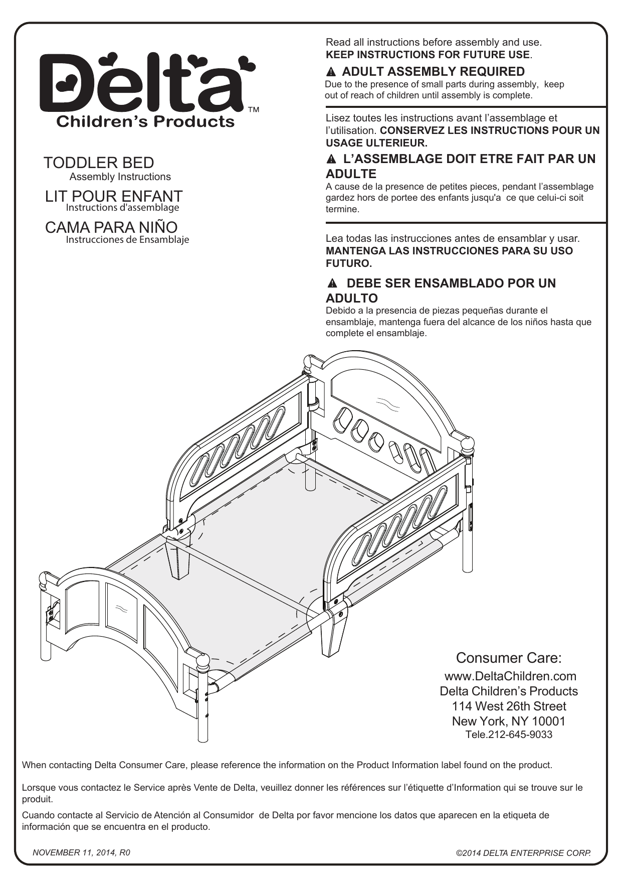 simplicity todler bed 8676c instruction manual