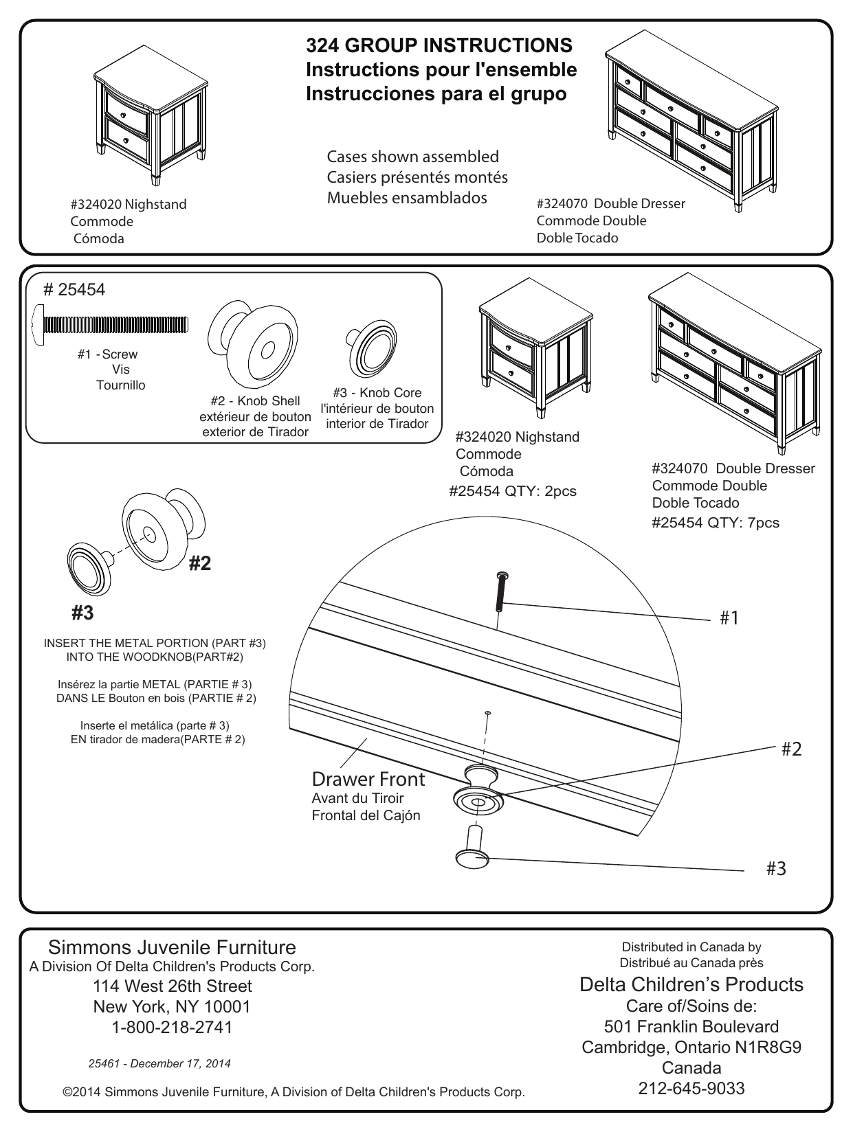Delta Children Kingsley Nightstand Assembly Instructions Manualzz