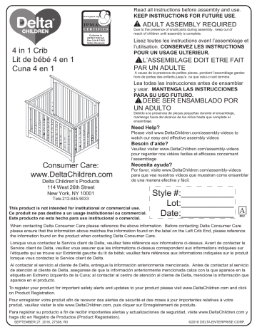 delta providence crib