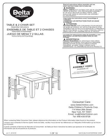 Delta children chelsea table hot sale