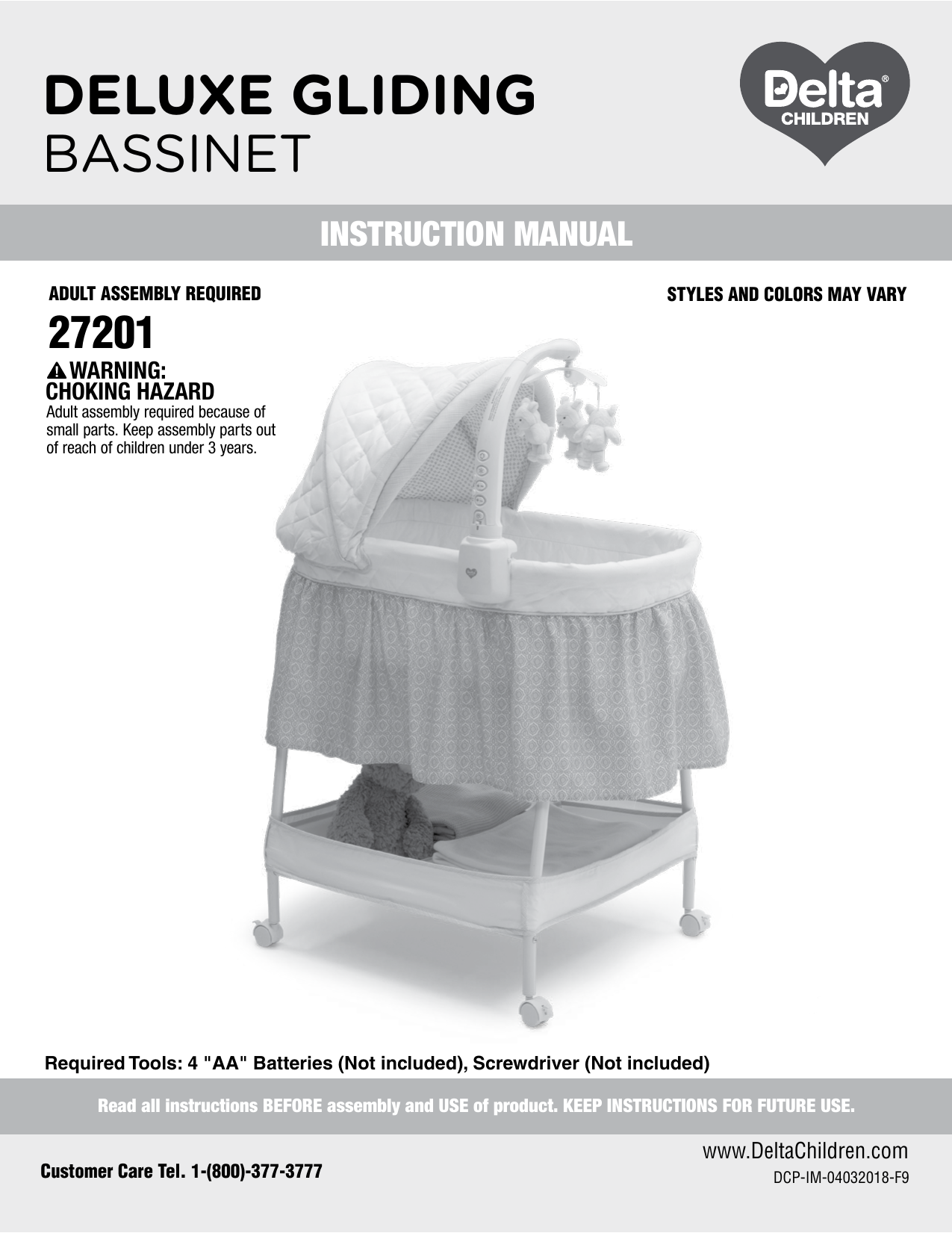 Delta Children Deluxe Gliding User manual Manualzz