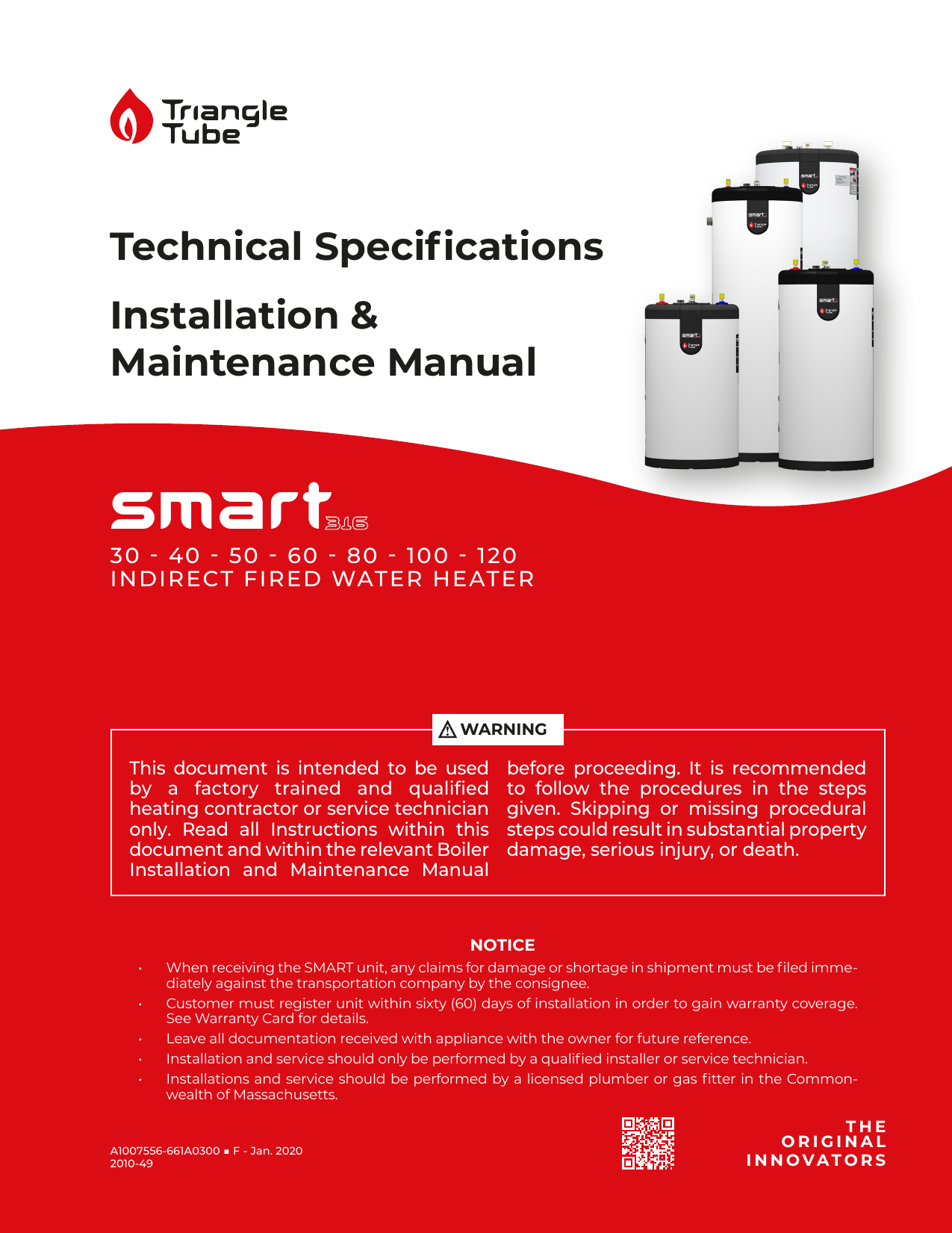 Triangle Tube Smart Installation Manual | Manualzz