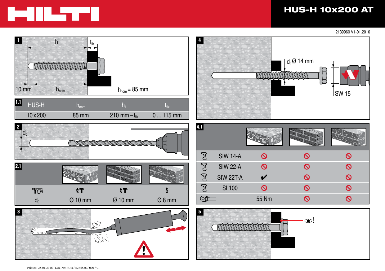 Hilti HUSH 10 User guide Manualzz