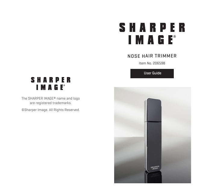 sharper image nose hair trimmer