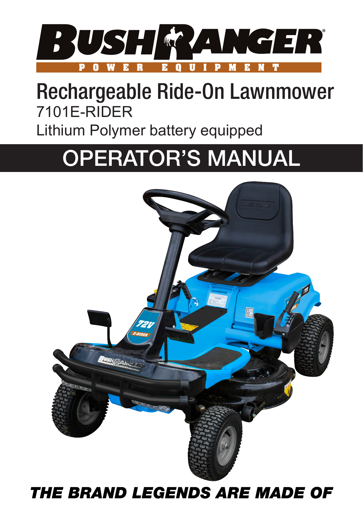 Bushranger electric ride cheap on mower review