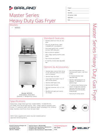 Garland M48R Master Series Heavy Duty Range, Gas, 34