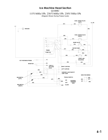 Manitowoc Ice Q1400C 1ph Wiring Diagram | Manualzz