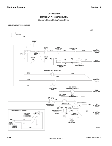 Manitowoc Ice QF0800 QC0700 1ph Wiring Diagram | Manualzz