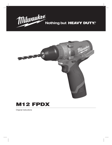 Milwaukee m12 drill discount manual