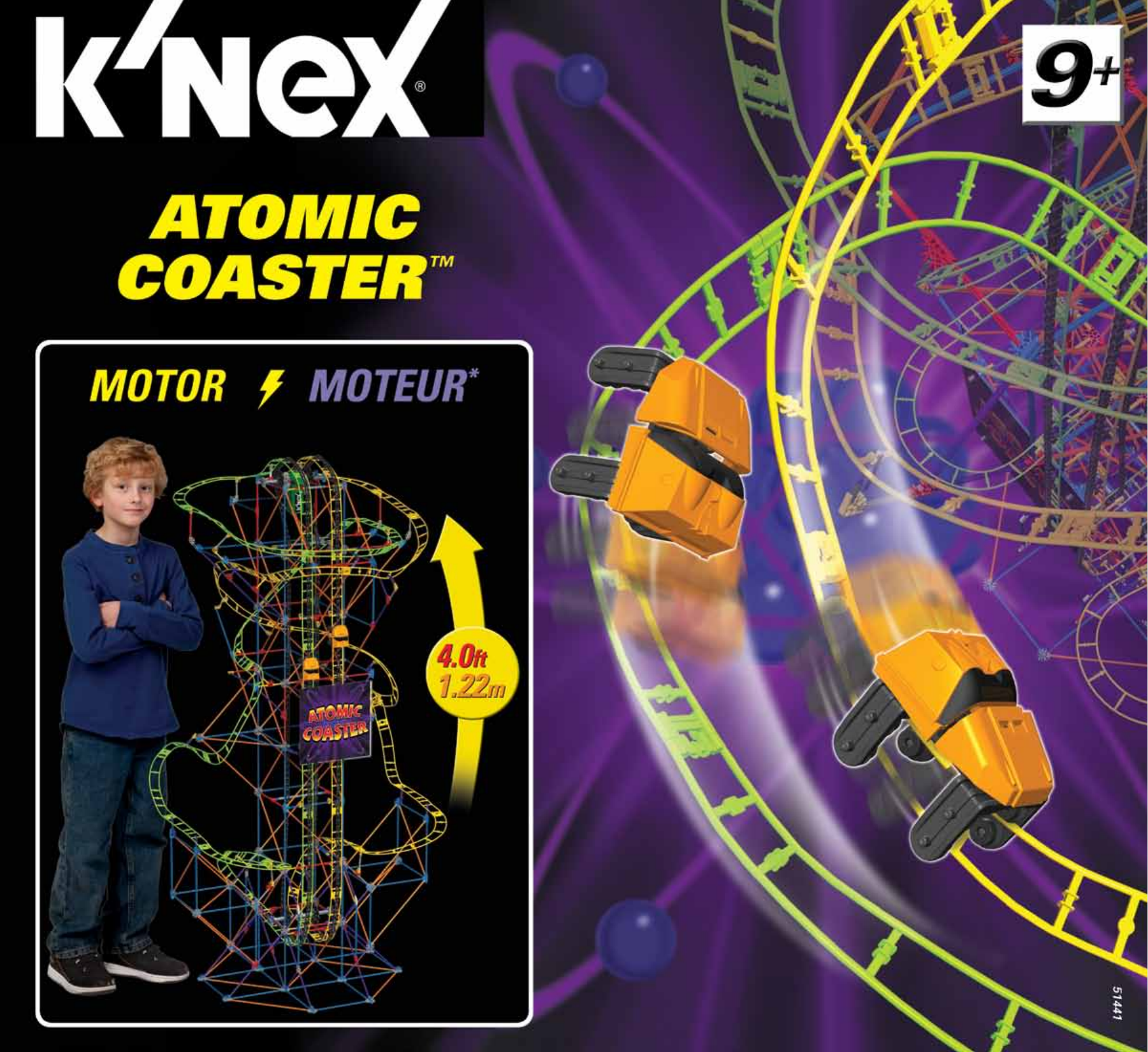 Knex hotsell atomic coaster