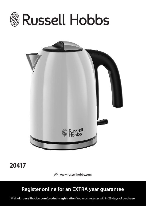 Russell Hobbs 20417 User manual Manualzz