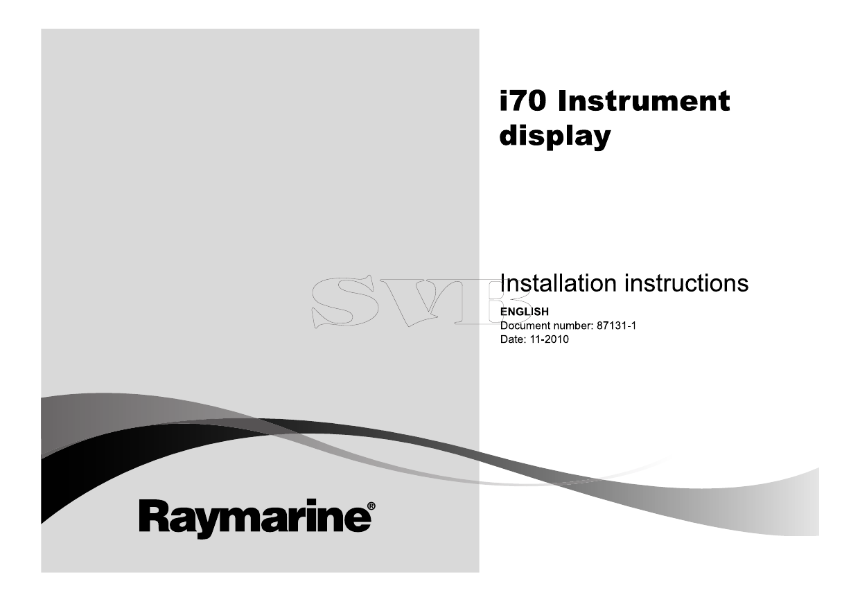 Raymarine i70 Installation Instructions Manual Manualzz