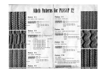 Passap 12 Stitch Patterns | AI Chat &amp; PDF Download