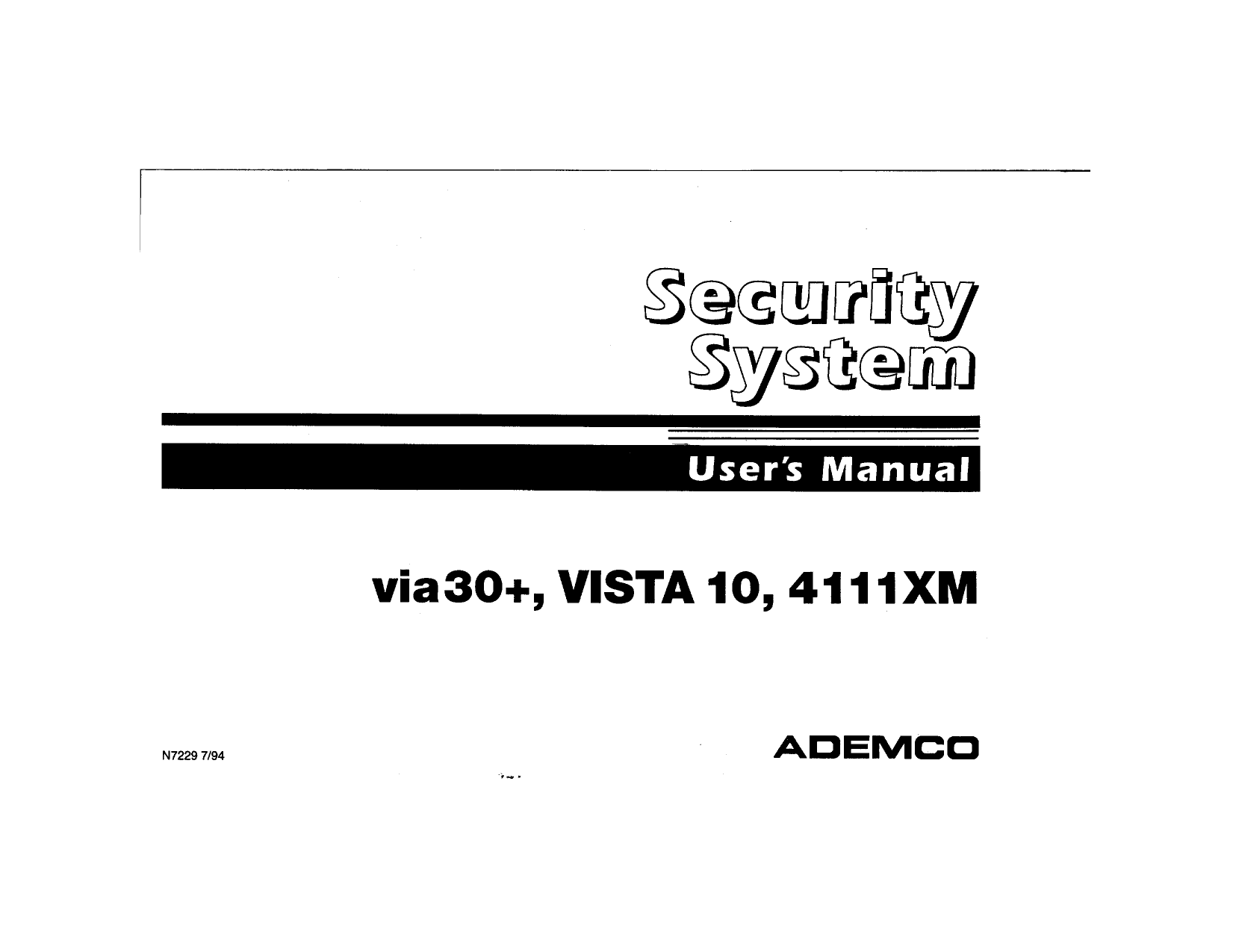 ademco vista 10se reset master code