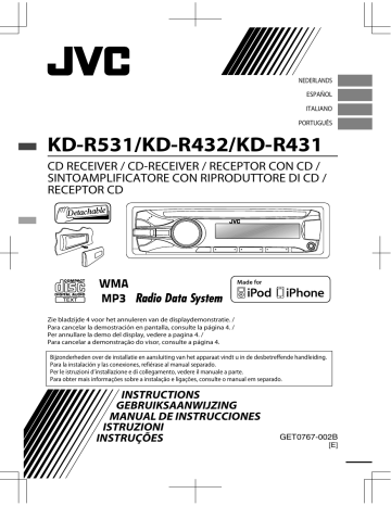 Jvc kd r531 схема подключения