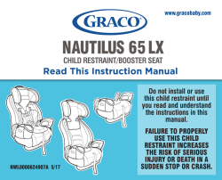 Nautilus 65 clearance car seat manual