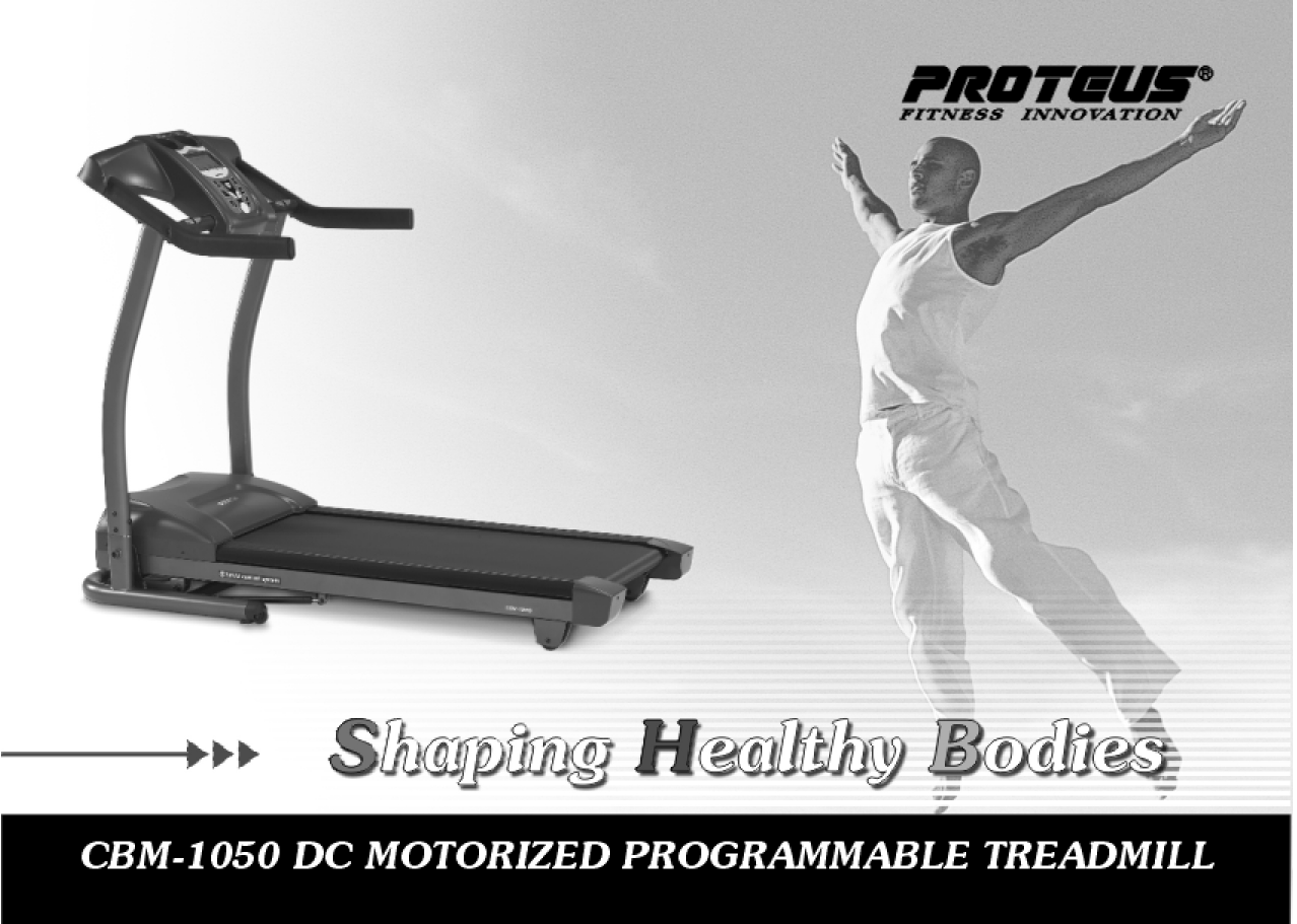 Proteus discount treadmill manual