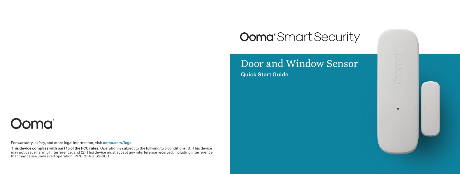 Ooma Door and Window Sensor Quick Start Guide Manualzz