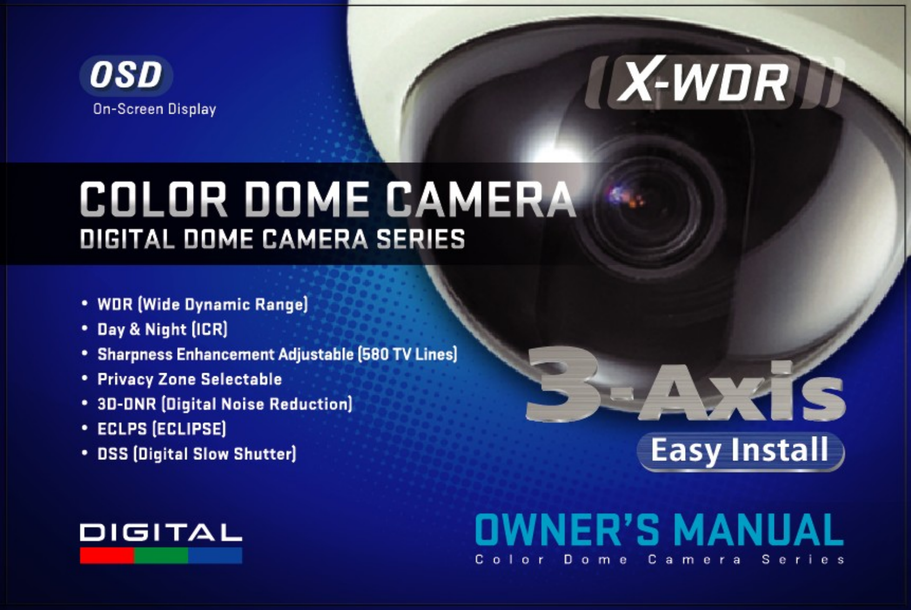 Cnb color sale dome camera manual