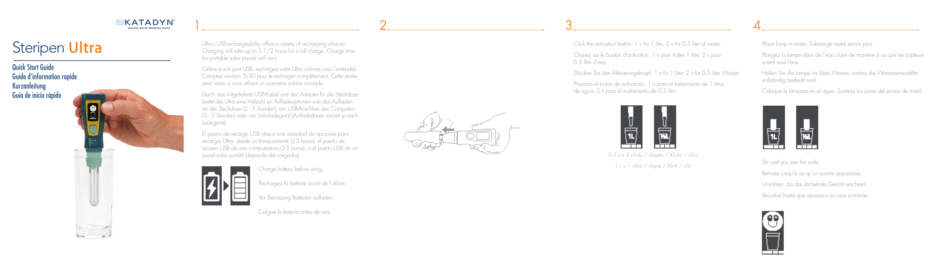 Katadyn 8020595 Steripen Ultra™ Instructions Manualzz