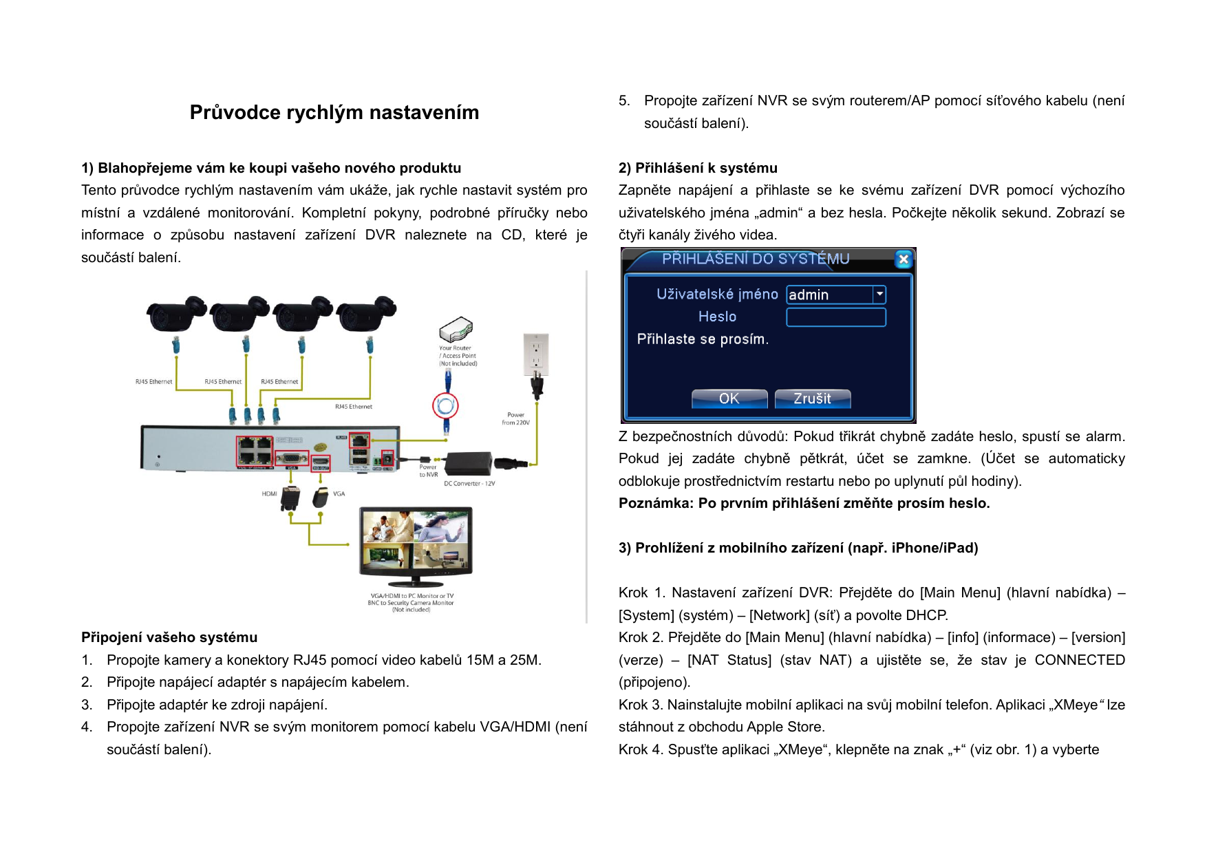 Evolveo Fast monitoring system Instrukcja obsługi | Manualzz