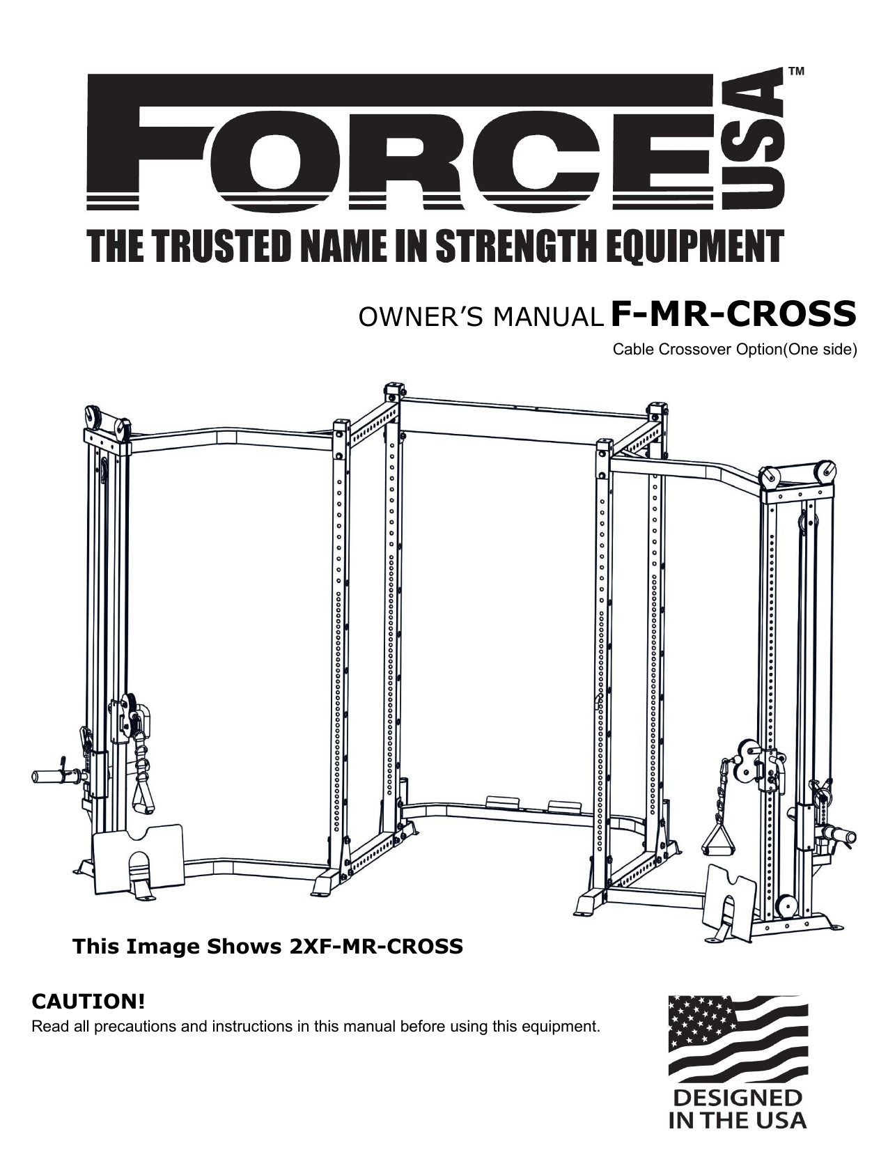 Myrack discount cable crossover