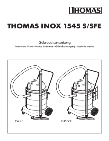 Thomas INOX 1545 S El manual del propietario | Manualzz