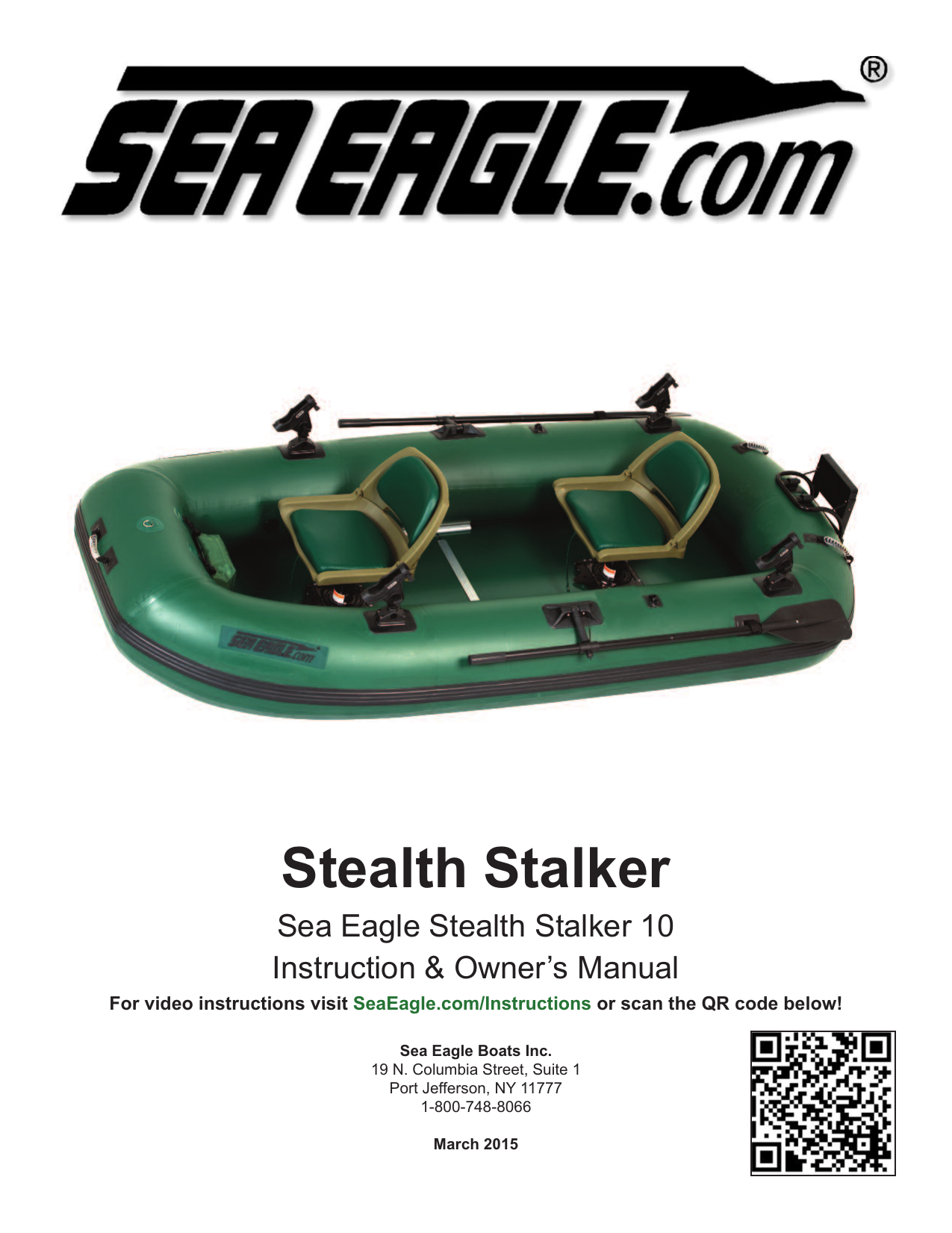 SEA EAGLE STS10 Stealth Stalker Owner's Manual