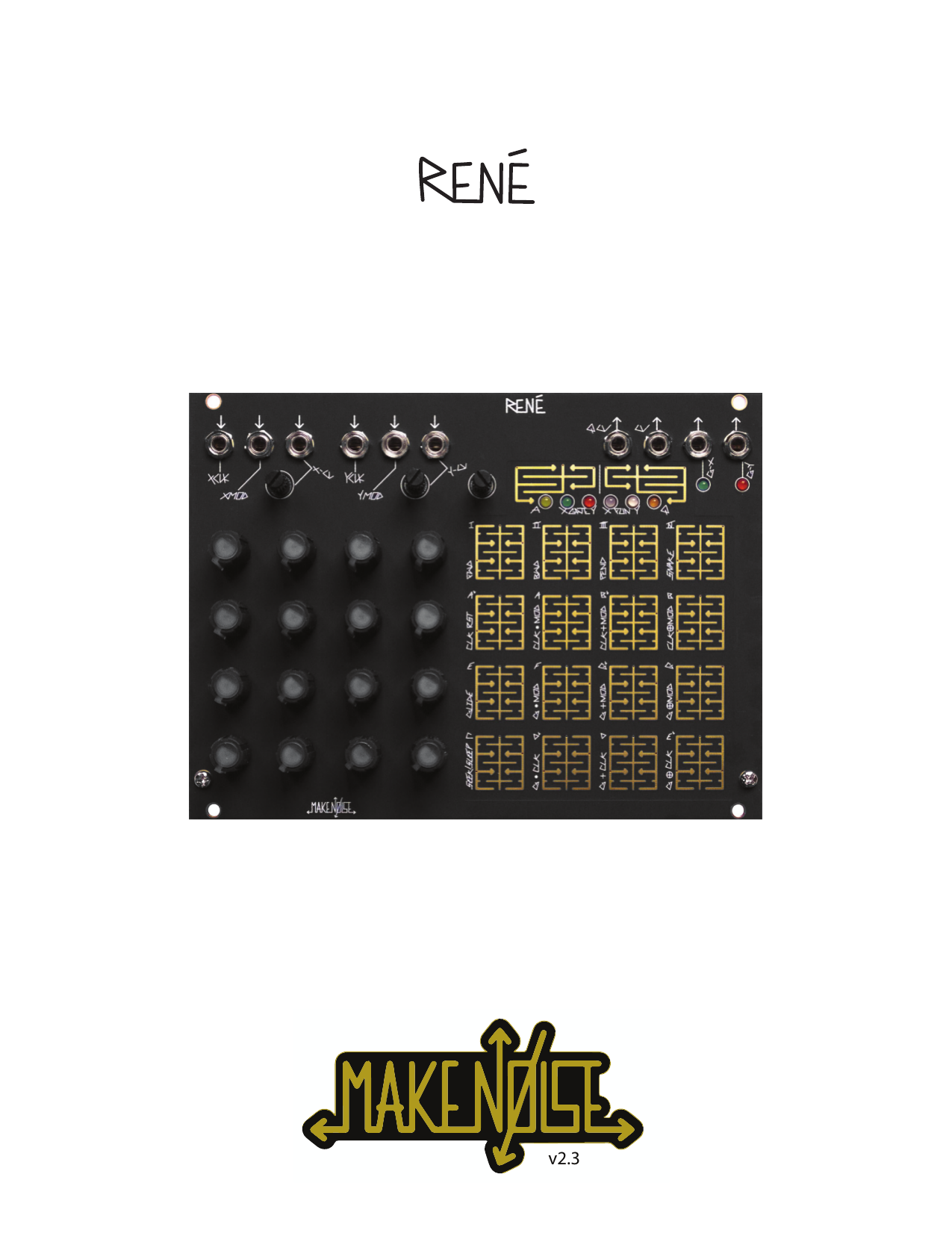 Arturia VOLTAGE BLOCK, René (Classic), MINIBRUTE 2S User manual | Manualzz