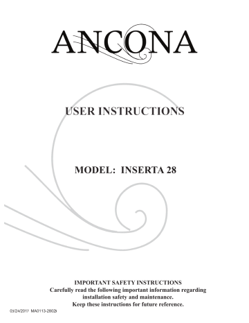 ancona range hood change light bulb