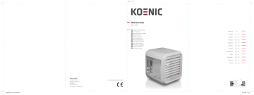 Koenic KCC 620 Floor and table fan Bedienungsanleitung | Manualzz
