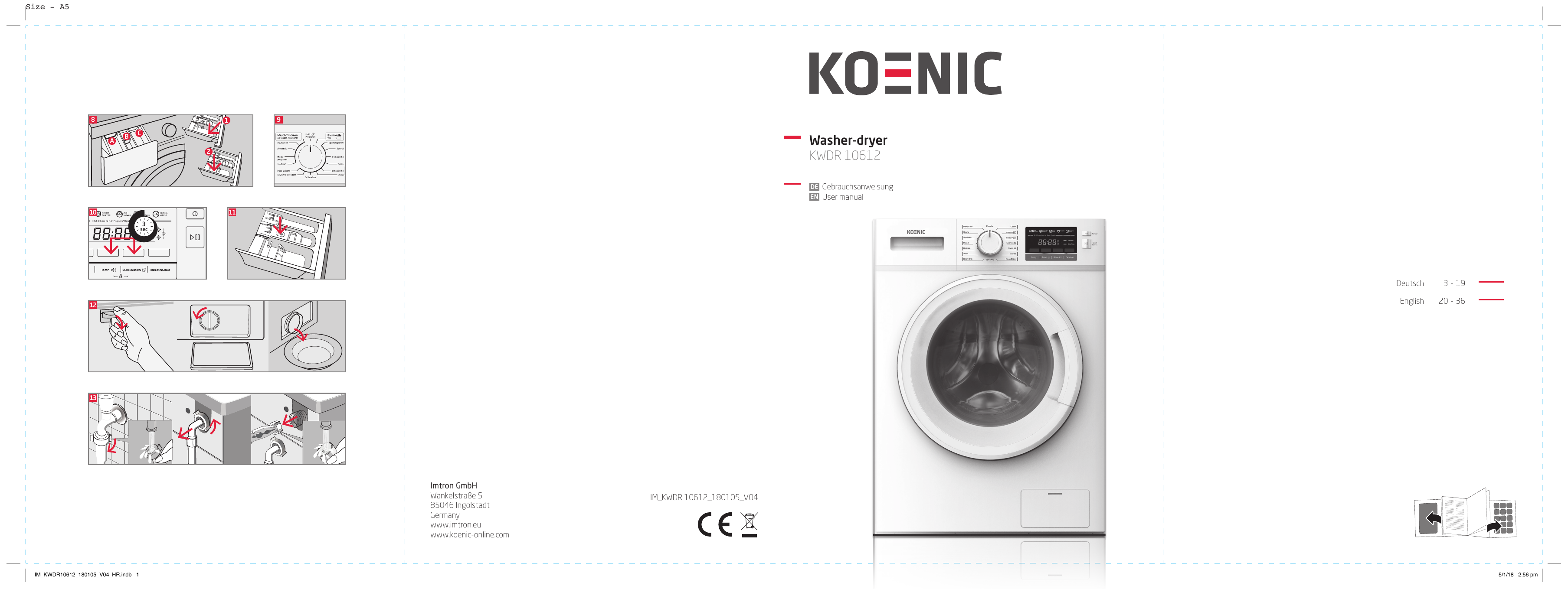 Koenic KWDR 10612 Owner's manual | Manualzz