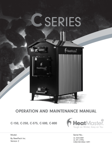 HeatMaster 2019 C Series Owner's Manual | Manualzz