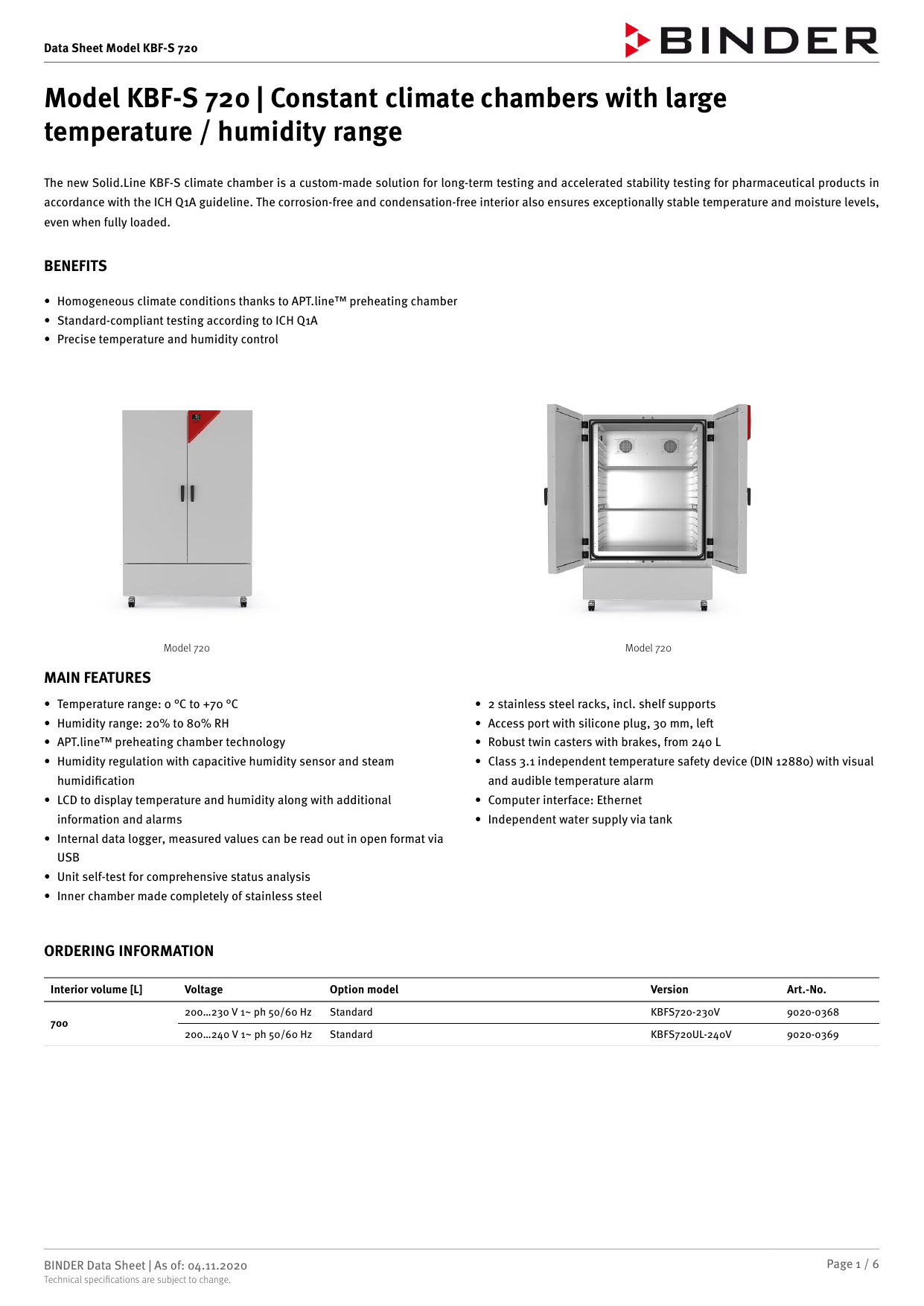 Binder KBFS 720 Datasheet Manualzz