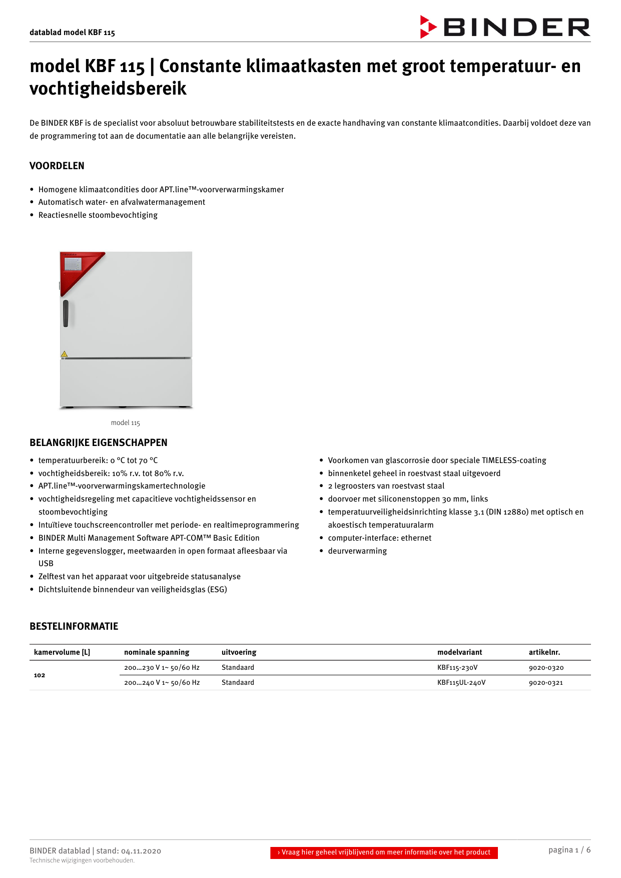 Binder KBF 115 Datasheet Manualzz